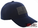 NEW! MILITARY USA FLAG BALL CAP HAT NAVY