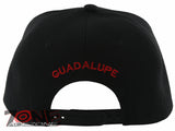 NEW! FLAT BILL MARIA VIRGIN GUADALUPE METALIC GOLD SNAPBACK CAP HAT BLACK