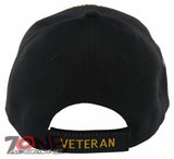 GULF WAR IRAQI FREEDOM VETERAN BALL CAP HAT BLACK