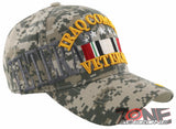 NEW! IRAQ COMBAT VETERAN BALL CAP HAT CAMO