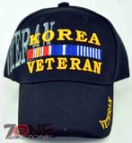 NEW! KOREA VETERAN MILITARY BLACK CAP HAT N2