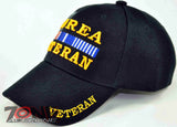 NEW! KOREA VETERAN MILITARY BLACK CAP HAT N2