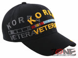 NEW! KOREA VETERAN MILITARY KV CAP HAT BLACK