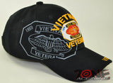 NEW! VIETNAM VETERAN 1959 VIET NAM 1975 MILITARY BALL CAP HAT BLACK