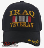 NEW! IRAQ VETERAN MILITARY BALL CAP HAT BLACK