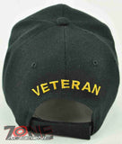 WORLD WAR II 1941-1945 VETERAN MILITARY CAP HAT BLACK
