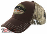 JUST SHOOT IT HUNTING OUTDOOR SPORTS HUNTER BALL CAP HAT BROWN