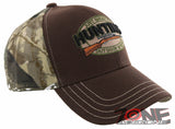JUST SHOOT IT HUNTING OUTDOOR SPORTS HUNTER BALL CAP HAT BROWN