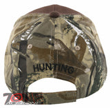 JUST SHOOT IT HUNTING OUTDOOR SPORTS HUNTER BALL CAP HAT BROWN