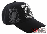 NEW! POW MIA YOU ARE NOT FORGOTTEN MILITARY CAP HAT BLACK