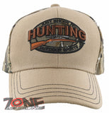 JUST SHOOT IT HUNTING OUTDOOR SPORTS HUNTER BALL CAP HAT TAN