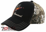 NEW! PHEASANT OUTDOOR HUNTING SIDE BALL CAP HAT BLACK CAMO