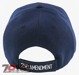 NEW! 2ND AMENDMENT HOMELAND SECURITY RIGHT TO BARE ARMS CAP HAT NAVY
