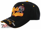NEW! BUFFALO SOLDIERS AMERICAN HEROES 1866-1944 FR SWORDS CAP HAT BLACK