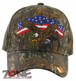 NEW! EAGLE USA FLAG BALL CAP HAT CAMO
