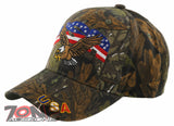 NEW! EAGLE USA FLAG BALL CAP HAT CAMO