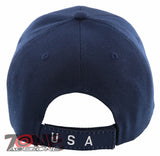 NEW! EAGLE USA FLAG BALL CAP HAT NAVY