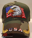 WHOLESALE NEW! EAGLE USA FLAG MILITARY CAP HAT CAMO
