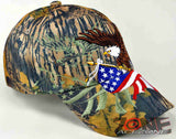 NEW! EAGLE USA FLAG SHADOW MILITARY CAP HAT CAMO