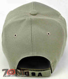 NEW! EAGLE USA FLAG SHADOW MILITARY CAP HAT TAN