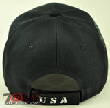 NEW! EAGLE USA FLAG SHADOW A21 CAP HAT BLACK