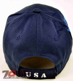 NEW! EAGLE USA FLAG SHADOW A21 CAP HAT NAVY