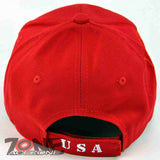 NEW! EAGLE USA FLAG SHADOW A21 CAP HAT RED