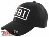 NEW! FBI BALL CAP HAT POLICE BLACK