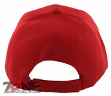 NEW! REBEL PRIDE CENTER FRAG SIDE BALL CAP HAT RED