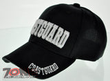 NEW! U.S. COAST GUARD CAP HAT ALL BLACK