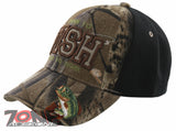 NEW! BORN TO FISH FORCED TO WORK OUTDOOR SPORT FISHING CAP HAT CAMO