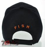 NEW! LIFE IS SIMPLE EAT & SLEEP FISH OUTDOOR SPORT FISHING CAP HAT BLACK