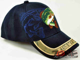 NEW! KISS MY BASS FISHING NAVY CAMO CAP HAT