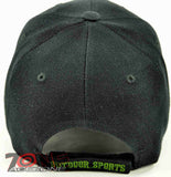 BIG BASS FISHING OUTDOOR SPORTS BLACK CAP HAT