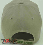 BIG BASS FISHING OUTDOOR SPORTS TAN CAP HAT