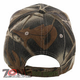 BIG BASS FISHING OUTDOOR SPORTS CAP HAT FOREST CAMO