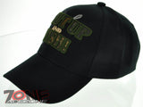NEW! BASS SHUT UP AND FISH FISHING CAP HAT N2 BLACK