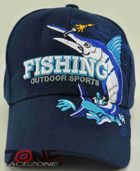 NEW! SWORDFISH FISHING MARINE CAP HAT NAVY