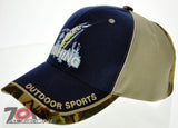 NEW! SWORDFISH FISHING MARINE TWO TONE CAP HAT NAVY CAMO