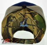 NEW! SWORDFISH FISHING MARINE TWO TONE CAP HAT NAVY CAMO