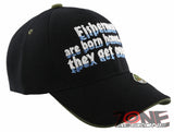 FISHEMEN ARE BORN HONEST BUT THEY GET OVER IT FISHING SPORT CAP HAT BLACK
