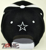 NEW! TEXAS DALLAS STAR BALL CAP HAT SIDE MESH BLACK