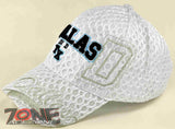 NEW! TEXAS DALLAS BIG D MESH CAP HAT WHITE