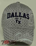 NEW! TEXAS DALLAS BIG D MESH CAP HAT GRAY