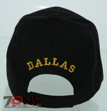 NEW! TEXAS LONE STAR 1837 DALLAS TX USA FLAG CAP HAT BLACK
