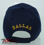 NEW! TEXAS LONE STAR 1837 DALLAS TX USA FLAG CAP HAT NAVY
