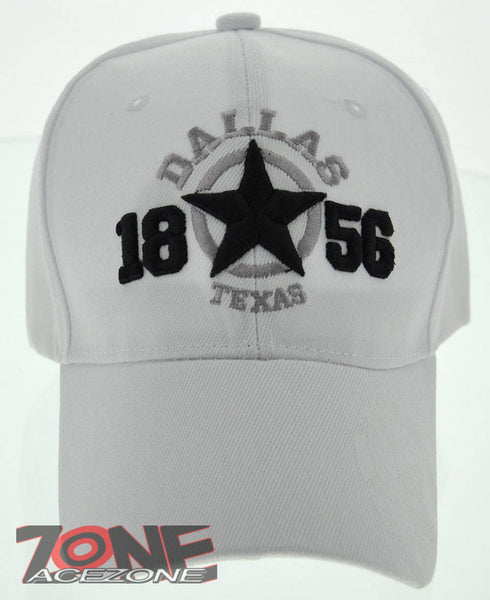 NEW! TEXAS LONE STAR 1856 DALLAS TX CAP HAT WHITE