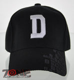 NEW! TEXAS DALLAS D COWBOY SIDE PRINT CAP HAT BLACK