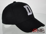 NEW! TEXAS DALLAS D COWBOY SIDE PRINT CAP HAT BLACK