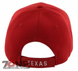 NEW! TEXAS TX LONE STAR STATE I LOVE TEXAS CAP HAT RED